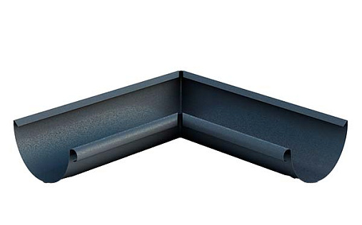 Внутренний угол желоба 125 мм Металл Профиль Foramina Freeze RAL 7024