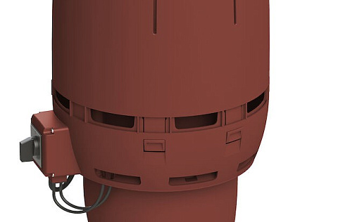 Вентилятор с шумопоглотителем Vilpe Flow ECo160Р/500 Красный