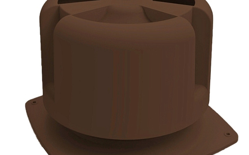 Основание для шахты Krovent Base-VT 270x270 мм с колпаком Hupcap 270 Коричневый