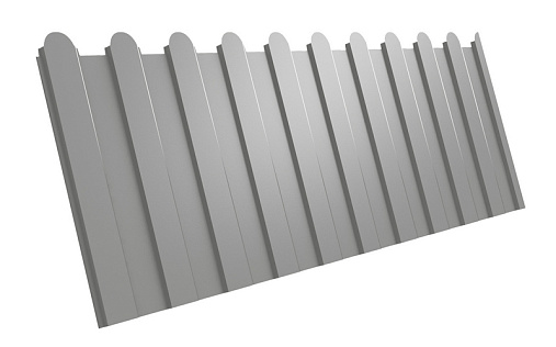 Фигурный профнастил С8-1150 (A) с покрытием Полиэстер 0.4 мм RAL 9003