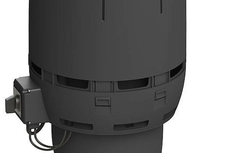 Вентилятор с шумопоглотителем Vilpe Flow ECo200P/500 Чёрный