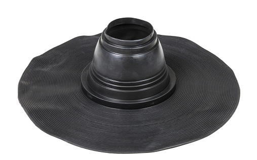 Проходка прямая Master Flash FR №4 диаметром 110-125 мм, 525х525 мм, чёрный, EPDM