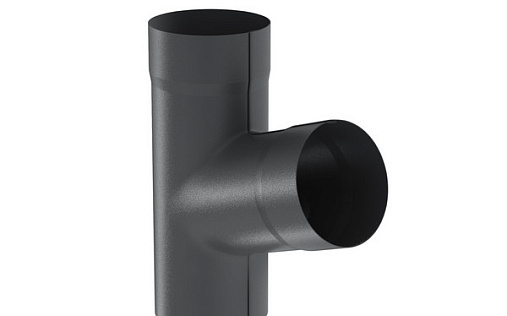 Тройник Aquasystem Премиум 100 мм, Pural Matt, RR 23
