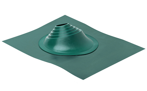 Проходка угловая Master Flash №1 диаметром 75-200 мм, 600х500 мм, зелёный, EPDM (фланец окрашен)
