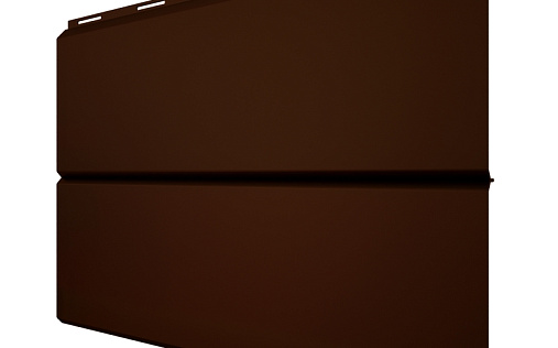 Металлический сайдинг Металл Профиль Lбрус XL Накатка RAL 8017 с покрытием Полиэстер 0.45 мм