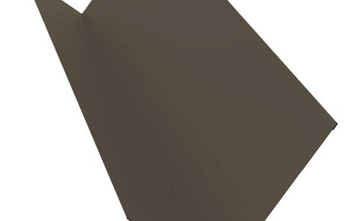 Планка примыкания 130x160 Grand Line с покрытием Полиэстер 0,45 мм RR 32