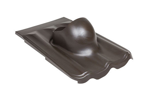 Проходной элемент Muotokate XL Коричневый для металлочерепицы