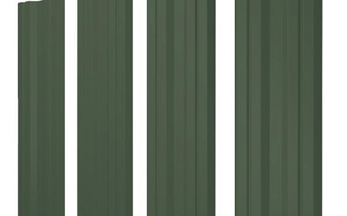 Штакетник Grand Line Twin с покрытием Полиэстер двусторонний 0,45 мм RAL 6005