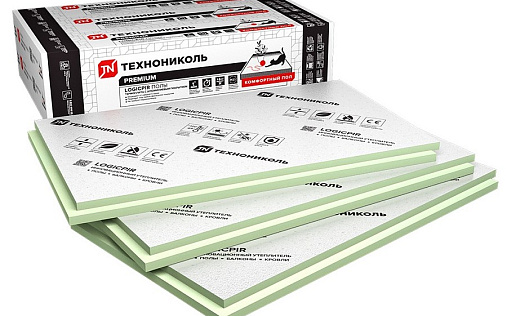 PIR-плита Технониколь Logicpir Полы ФЛ/ФЛ 50 мм