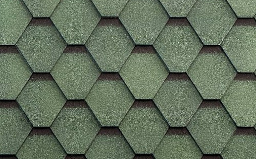 Гибкая черепица Shinglas Самба Малахит