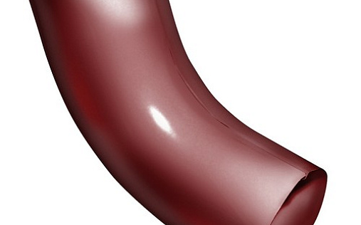 Колено трубы Grand Line 60° RAL 3011