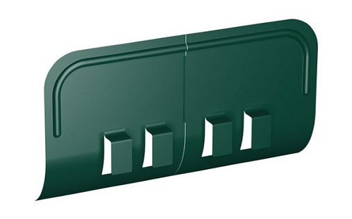 Ограничитель перелива желоба 150 мм Металл Профиль Foramina RAL 6005