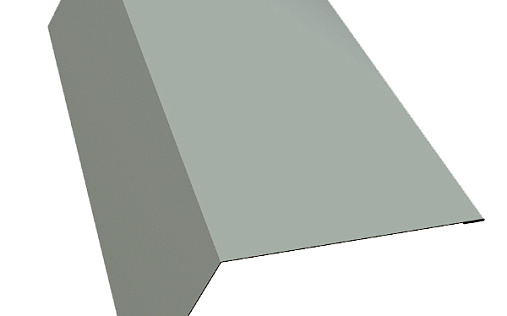 Карнизная планка 100x65 Grand Line с покрытием Полиэстер 0,45 мм RAL 9006