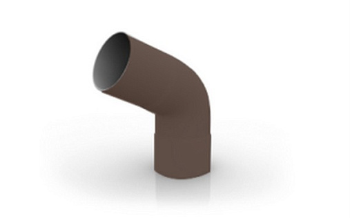 Колено трубы 60⁰ ПВХ Ruplast 90 мм