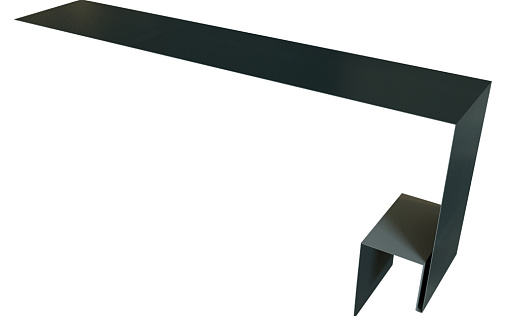 Планка околооконная сложная Блок-Хаус new 200x75x27 Grand Line с покрытием Velur X 0,5 мм RAL 7016