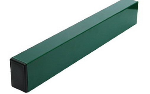 Столб 62х55 с полимерным покрытием с отверстиями и заглушкой