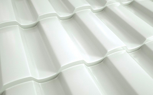 Металлочерепица Монтекристо-ML RAL 9003 с покрытием NormanMP 0.5 мм