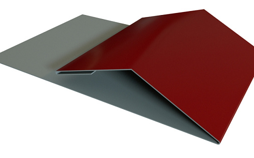 Планка финишная Блок-Хаус new Grand Line с покрытием Satin 0,5 мм RAL 3005