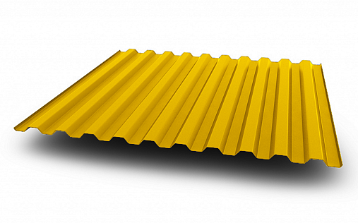 Профнастил С21-1000 0,5 мм Полиэстер RAL 1018