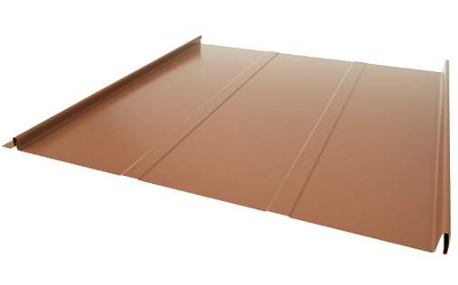 Кликфальц Line Grand Line RAL 8004 с покрытием Drap 0.45 мм