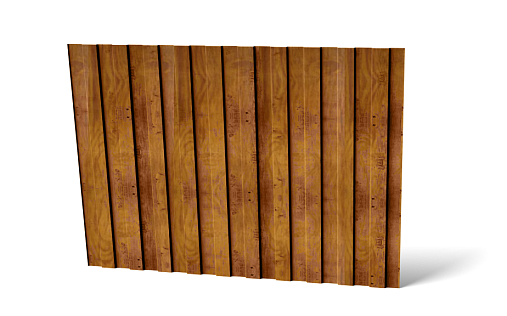 Профнастил С8-1150 (A) с покрытием Print Premium 0.45 мм Golden Wood (под дерево)