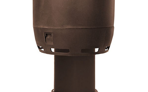 Вентиляционный выход канализации Vilpe Flow диаметром 110P/300 мм Коричневый
