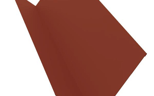 Планка примыкания 150x250 Grand Line с покрытием Полиэстер 0,7 мм RAL 3011