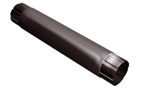 Труба круглая Grand Line 90 мм 1 м RAL 8017