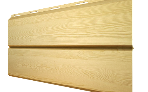 Металлический сайдинг Металл Профиль Lбрус Сосна с покрытием Ecosteel 0.5 мм