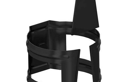 Кронштейн трубы 100 мм на кирпич Металл Профиль Foramina RAL 9005