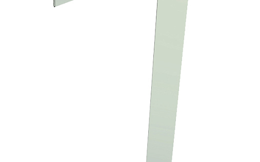 Торцевая кровельная планка фальц 65x97 Grand Line с покрытием Полиэстер 0,45 мм RAL 9003