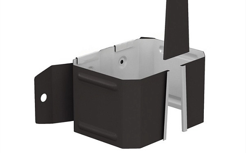 Кронштейн трубы на дерево 76x102 мм МП Бюджет RR 32