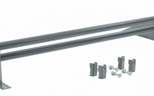 Снегозадержатель трубчатый для фальцевой кровли Optima RAL 7004 1м