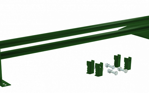 Снегозадержатель трубчатый для фальцевой кровли Optima RAL 6002 1м