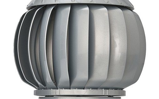 Ротационная венттурбина Gervent Twister 160 мм Серебристый