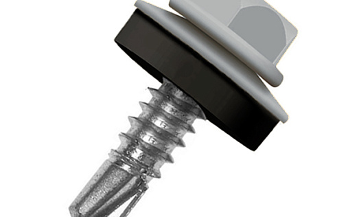 Кровельный саморез по металлу Daxmer 4,8x19 RAL 7046 (250 шт) сверло №2