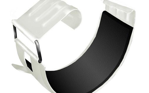 Соединитель желоба Grand Line Optima 125 мм RAL 9003