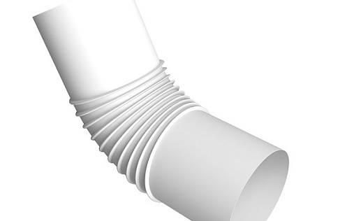 Колено трубы Grand Line Vortex Project 146 мм RAL 9003