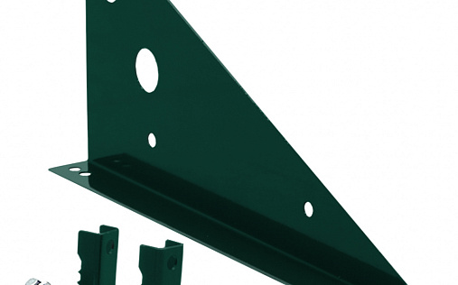 Кронштейн снегозадержателя для фальцевой кровли Optima RAL 6005