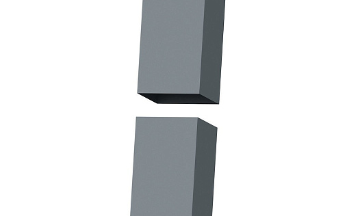 Кожух трубы телескопический Vilpe Серый