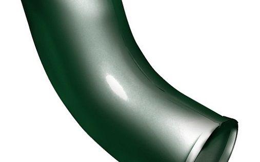 Колено стока Grand Line 90 мм RAL 6005