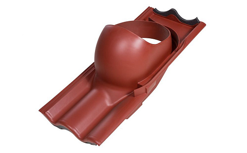 Проходной элемент Vilpe Tiili XL Красный для цементно-песчаной черепицы