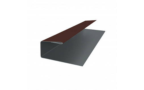 J-Профиль 12мм 0,5 Atlas с пленкой RAL 8004