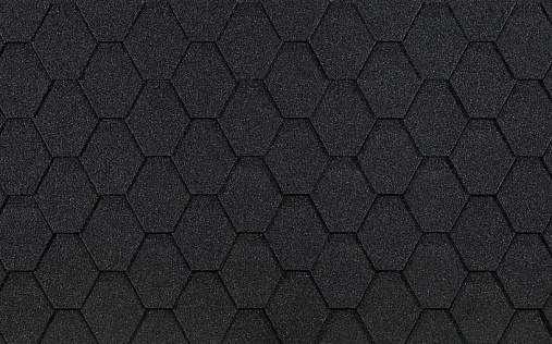 Гибкая черепица Docke Pie Eurasia Шестигранник Серый