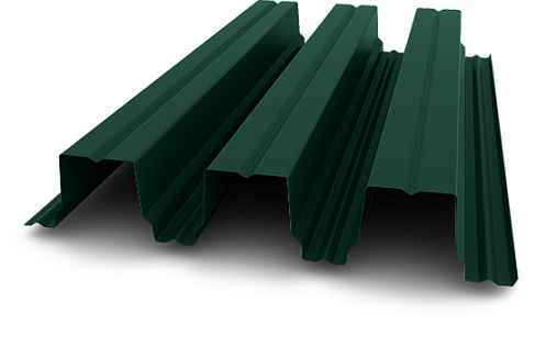 Профнастил Н114-600 0,8 мм Полиэстер RAL 6005