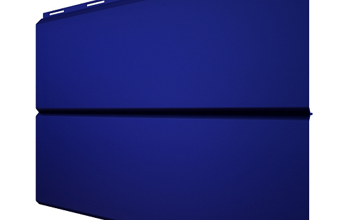 Металлический сайдинг Металл Профиль Lбрус XL RAL 5002 с покрытием Полиэстер 0.45 мм