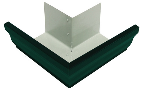 Угол желоба внешний 90° Grand Line Vortex 127 мм RAL 6005