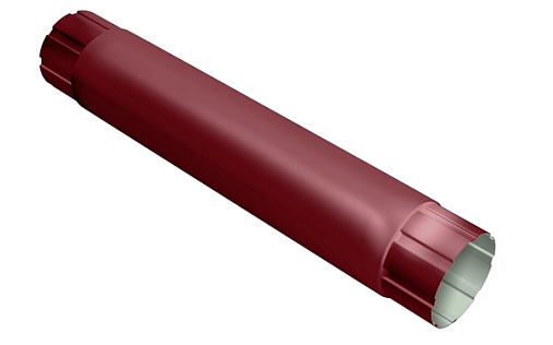 Труба круглая соединительная Grand Line Optima 90 мм 1 м RAL 3005