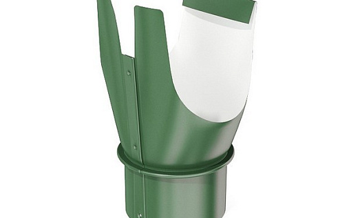 Водосточная воронка Эконом 125 мм RAL 6005