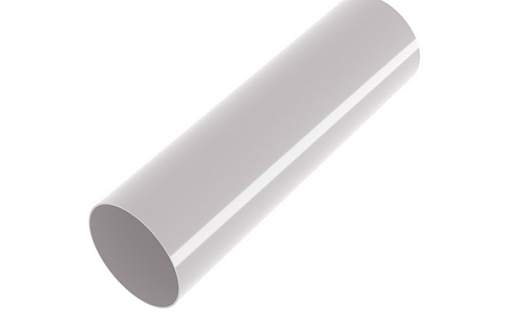 Труба круглая ПВХ 90 мм Grand Line Дизайн 3 м RAL 9003